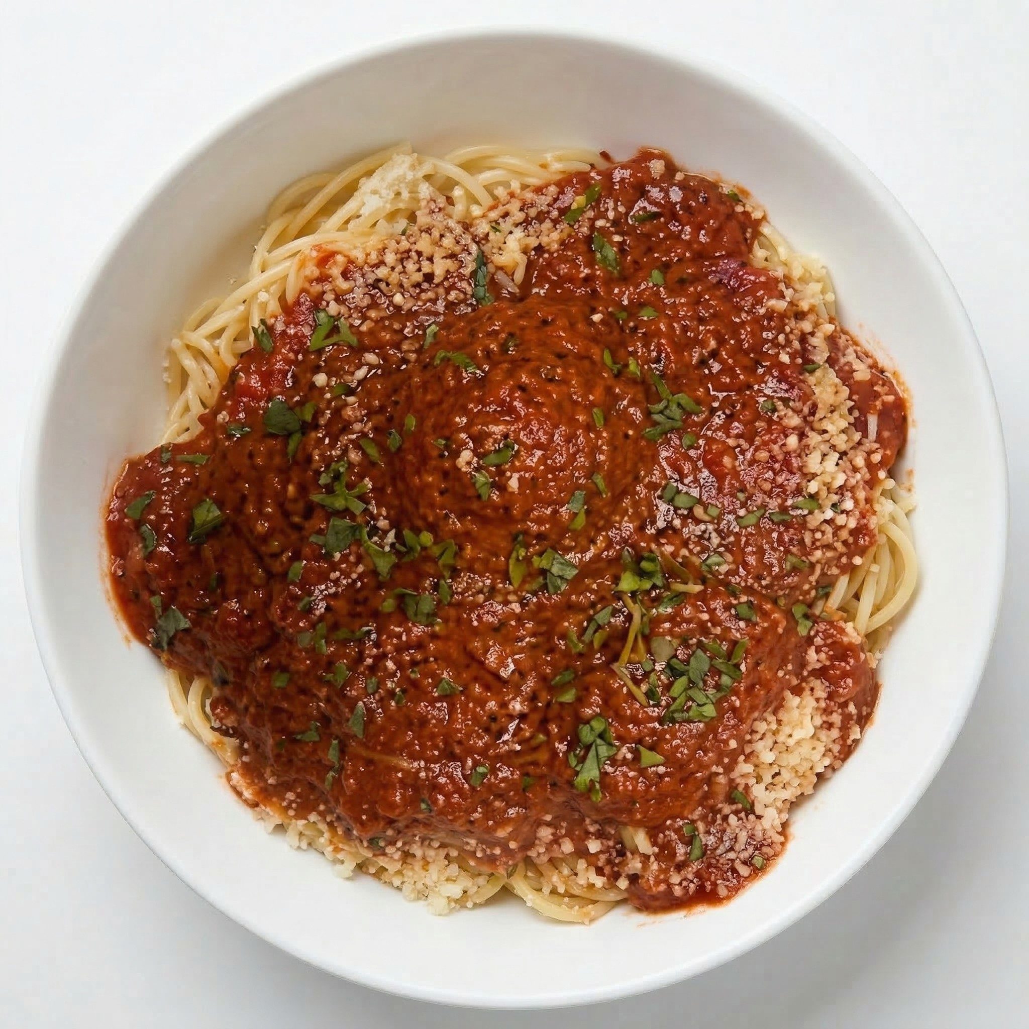 Kid's Spaghetti with Meatballs.