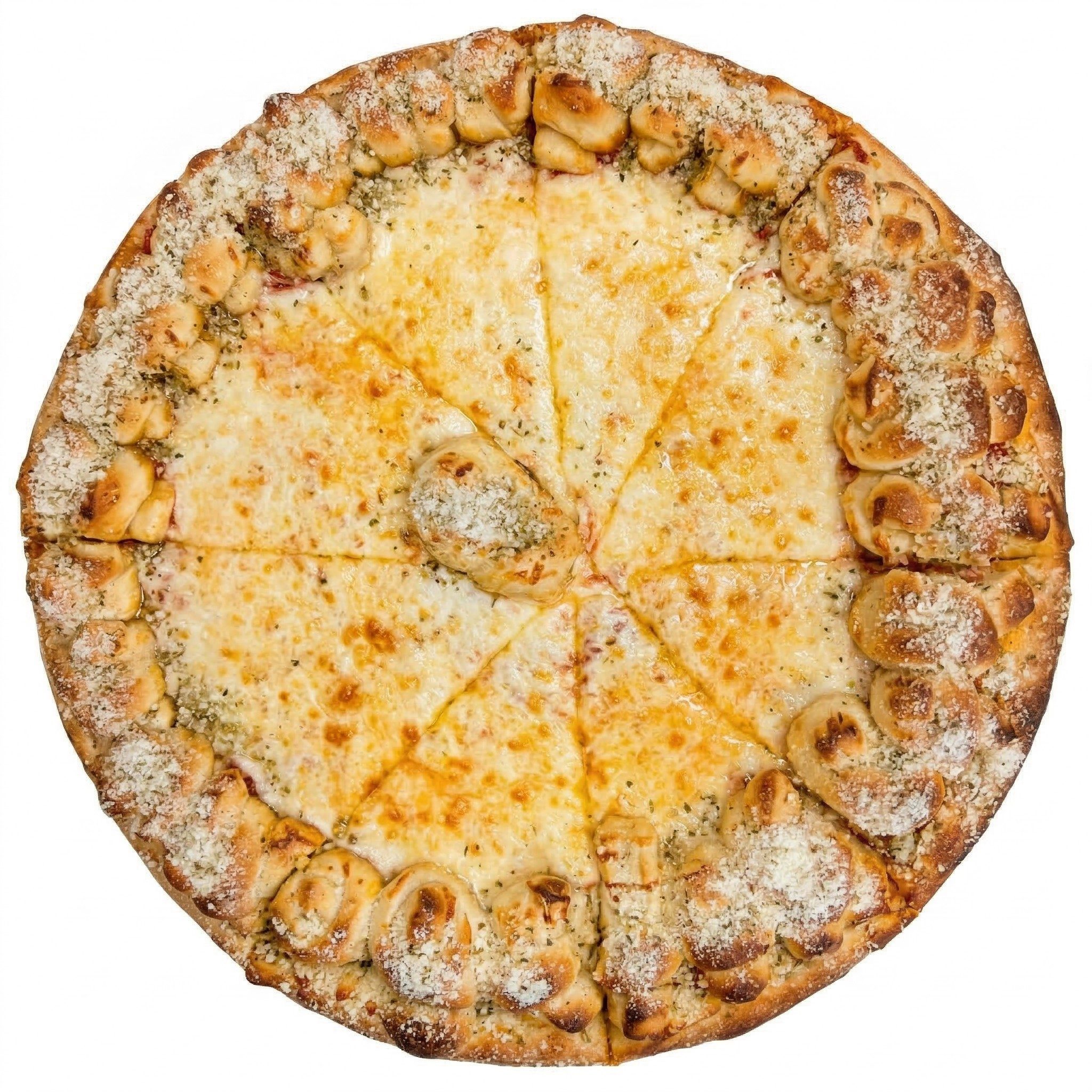 Garlic Knot Pizza.