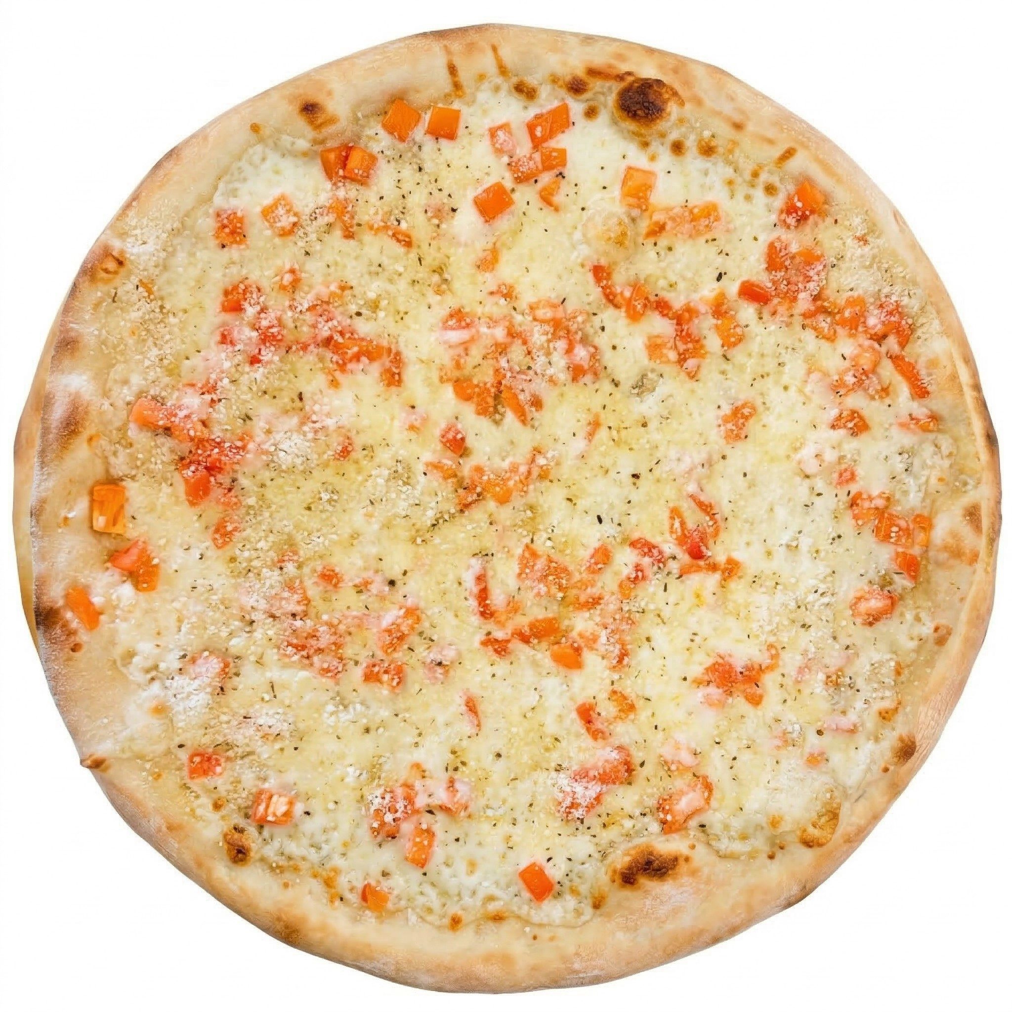 Tomato White Pizza.