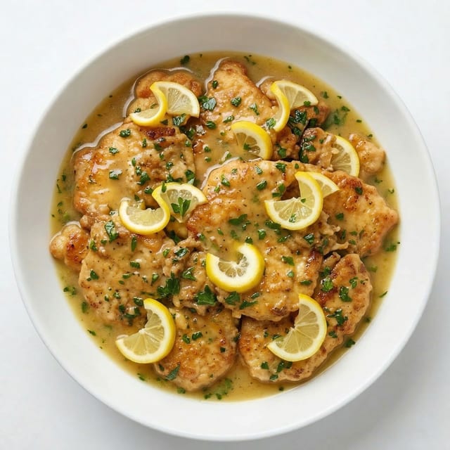 Chicken Francese Dinner.