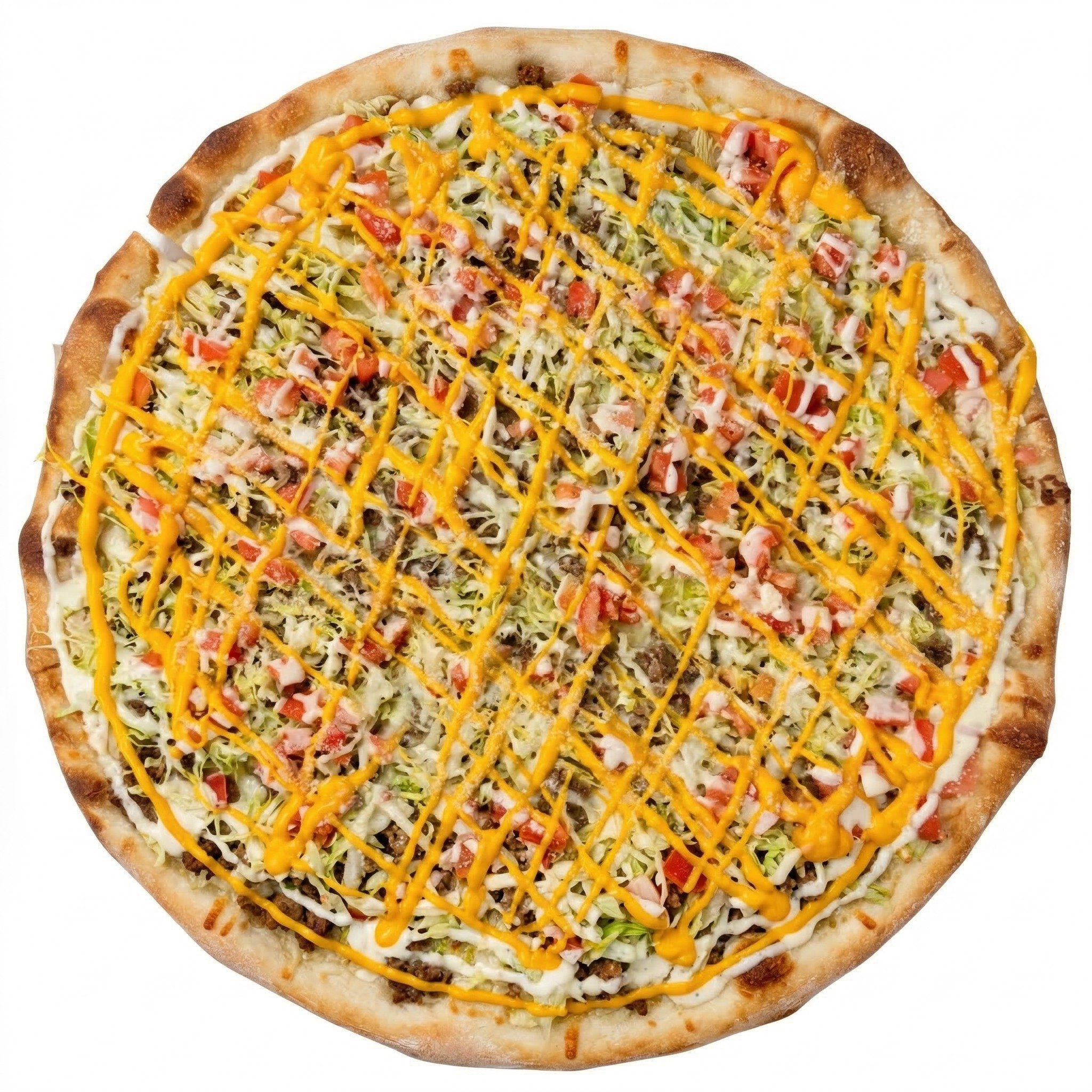 Spicy Taco Pizza.