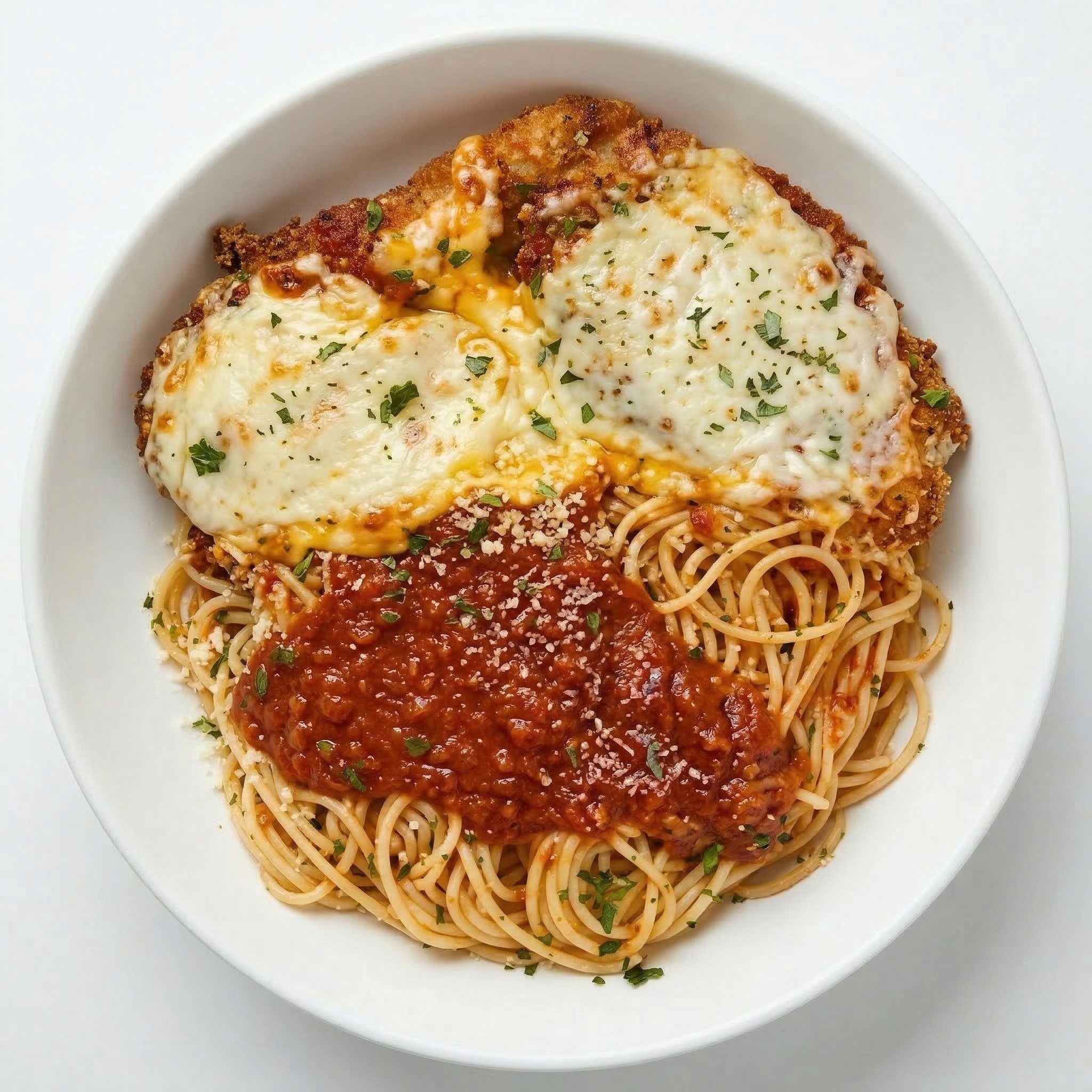 Veal Parmigiana Dinner.