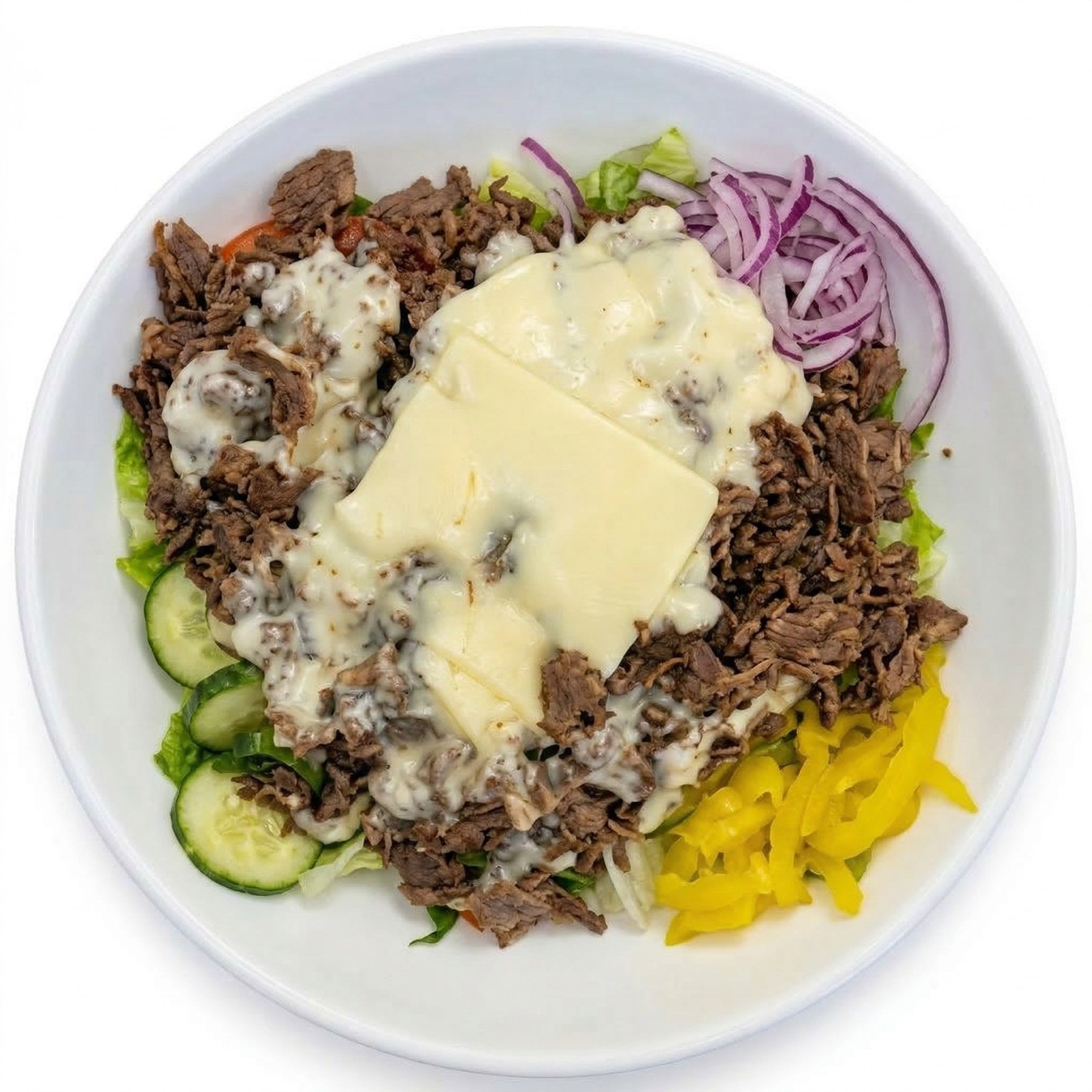 Cheesesteak Salad.
