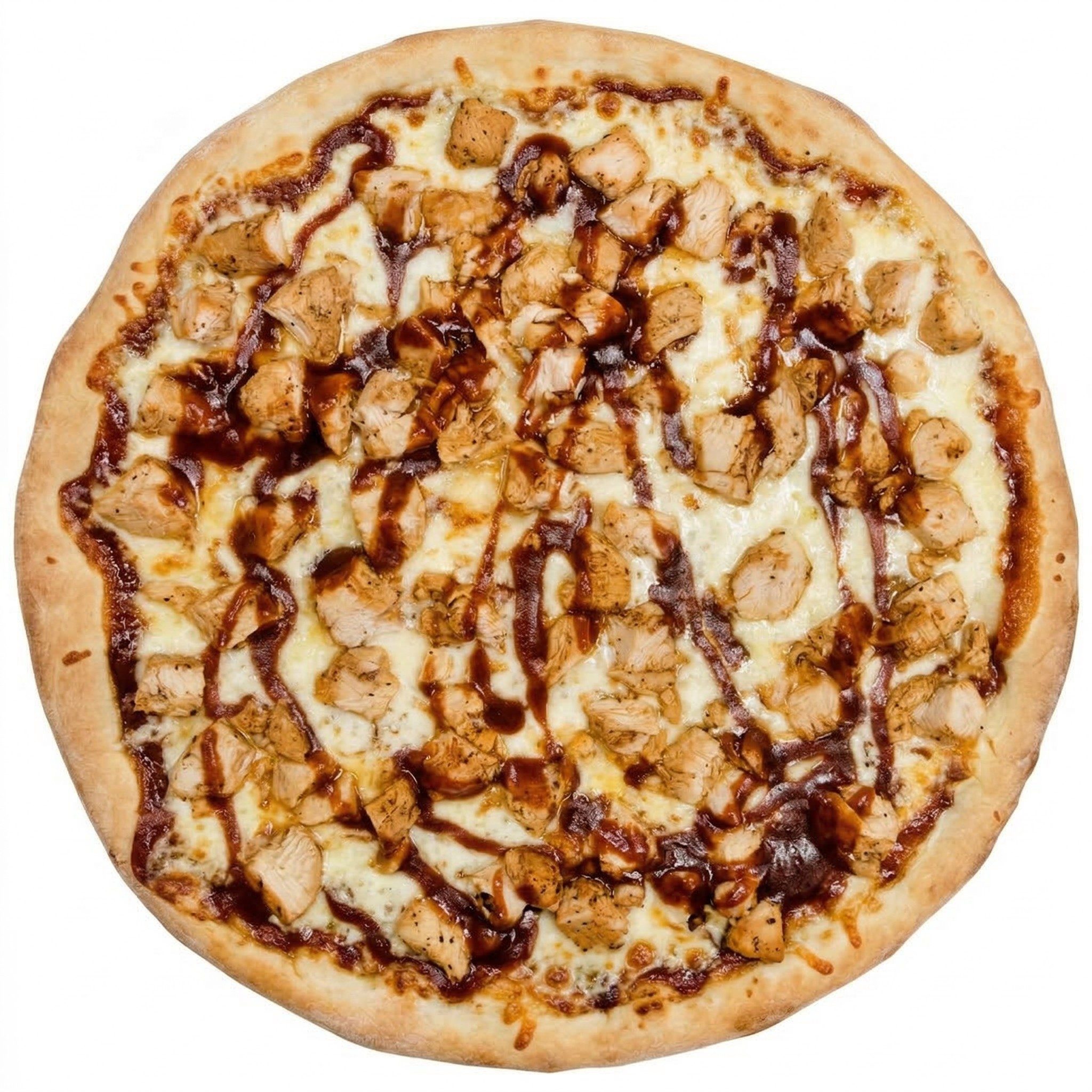 BBQ Grilled Chicken Pizza.