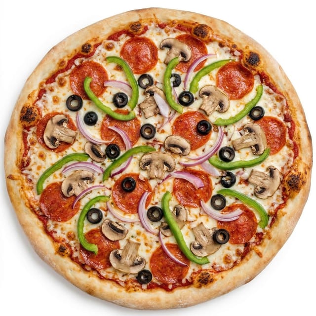 Bella Supreme Pizza.
