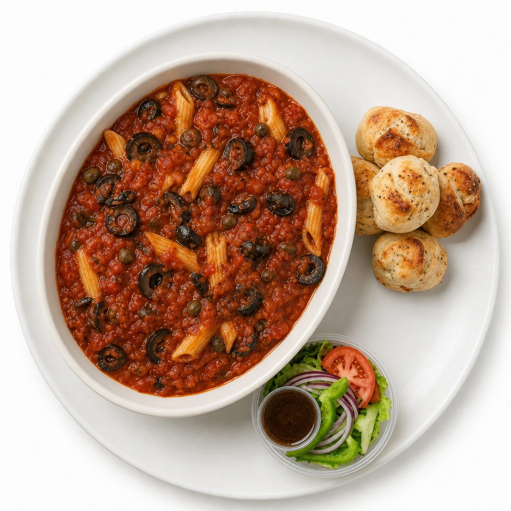 Pasta Puttanesca.