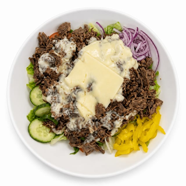 Cheesesteak Salad.