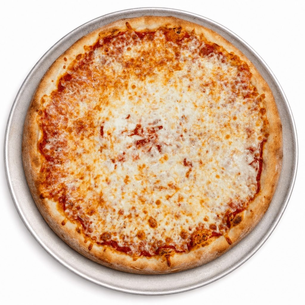 Two Large Cheese Pizzas.
