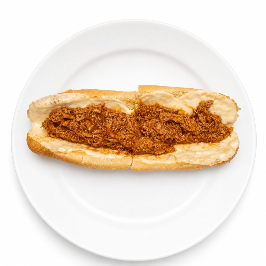 BBQ Pulled Pork Sandwich.
