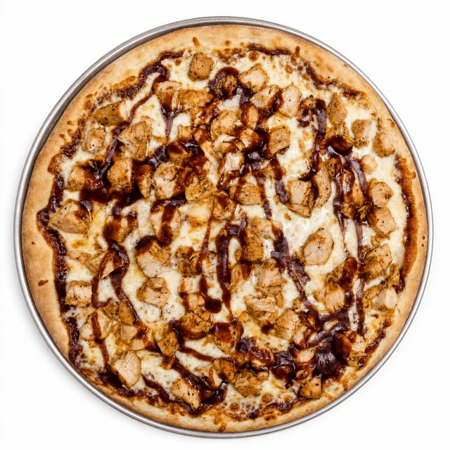 BBQ Grilled Chicken Pizza.