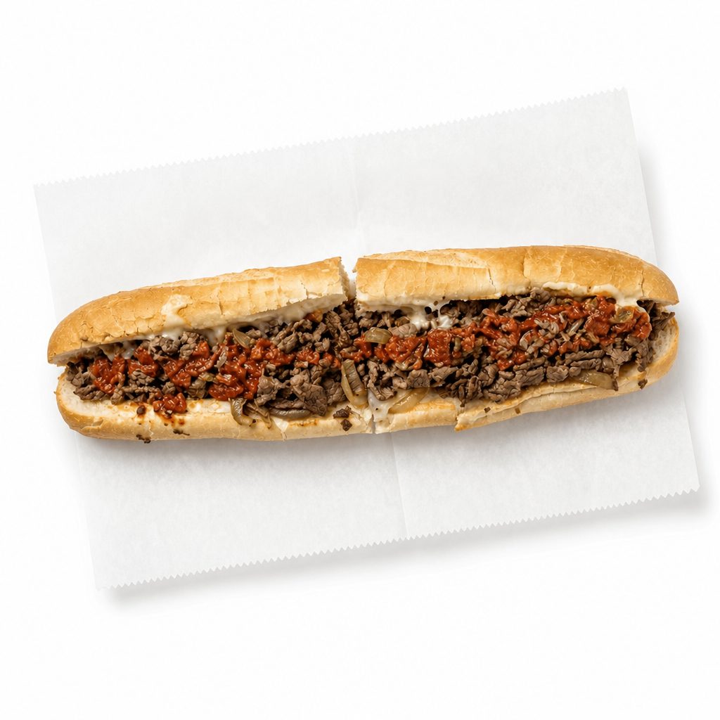 Cheesesteak Sandwich.