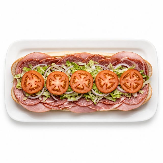 Large Cheese Steak, Italian Hoagie & Fries Special.