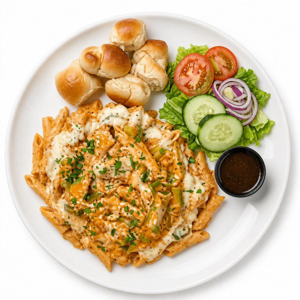 Rigatoni Vodka Sauce with Chicken.