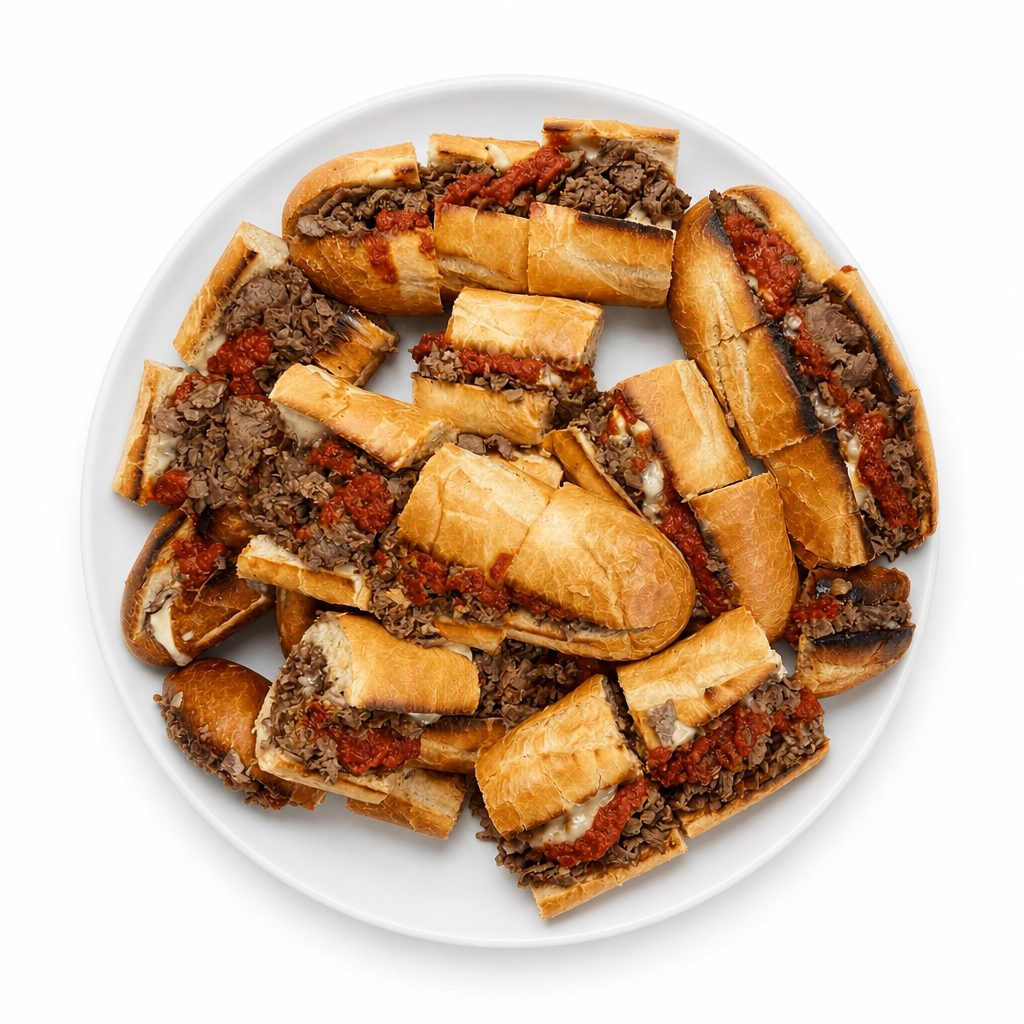Cheesesteak Tray Catering.