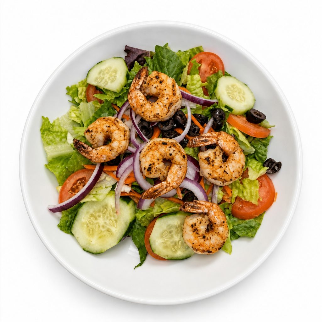 Shrimp Caesar Salad.