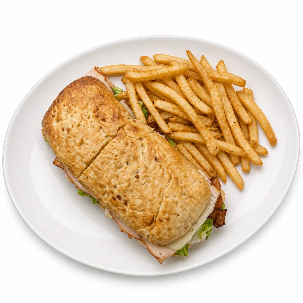 Grilled Chicken Pesto Panini.
