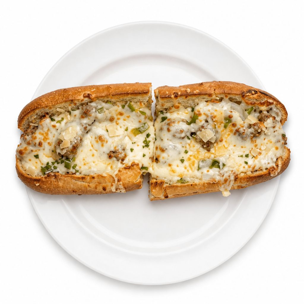 Sausage Parm Sandwich.
