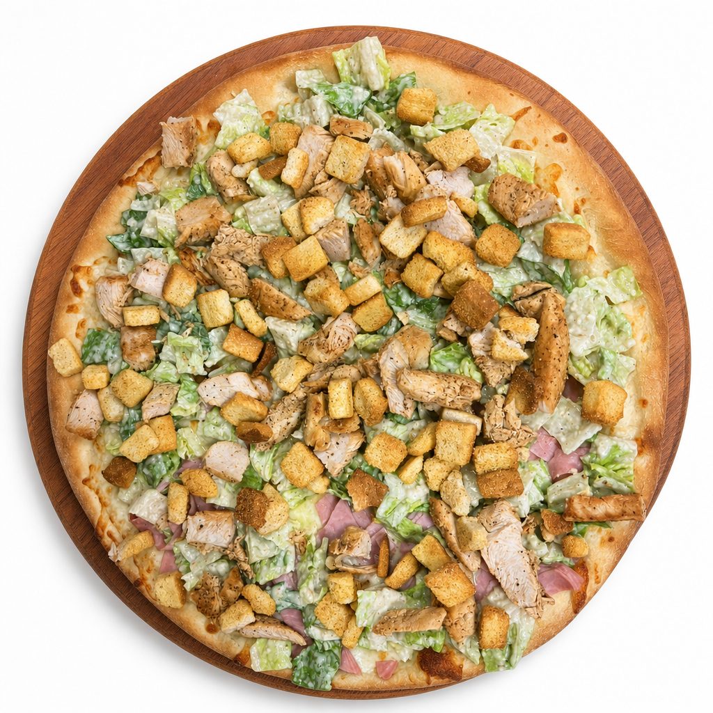 Chicken Caesar Pizza.