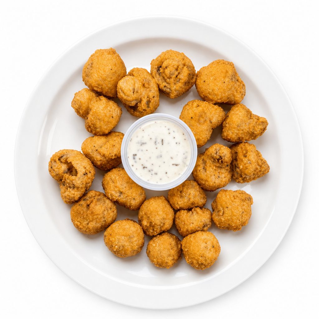 Breaded Mushrooms.