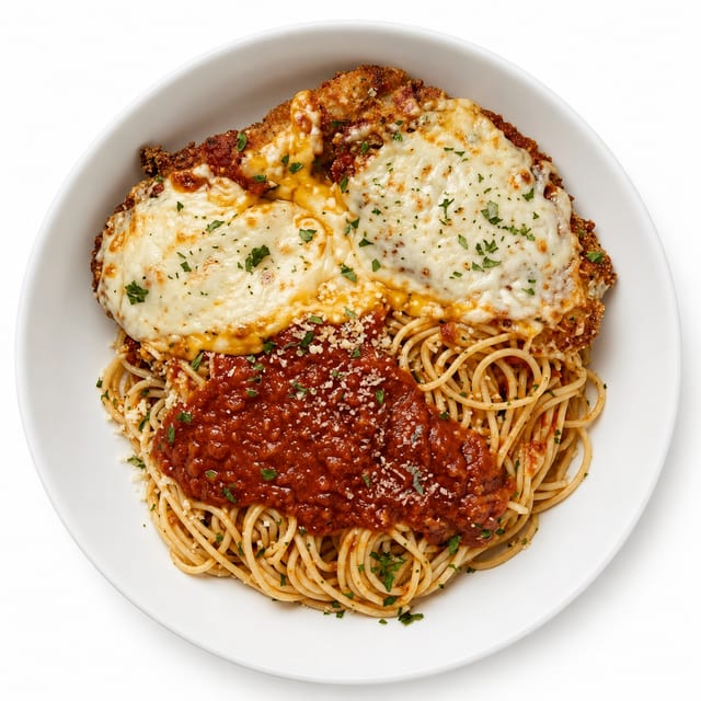 Veal Parmigiana Dinner.