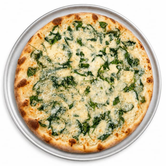 Spinach Pizza.