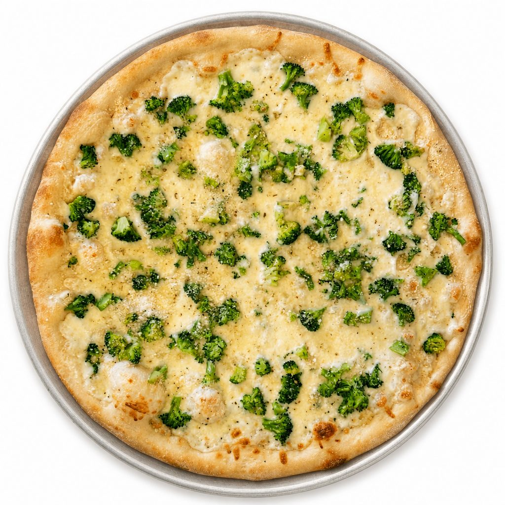 Broccoli Pizza.