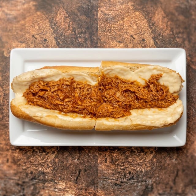 BBQ Pulled Pork Sandwich.
