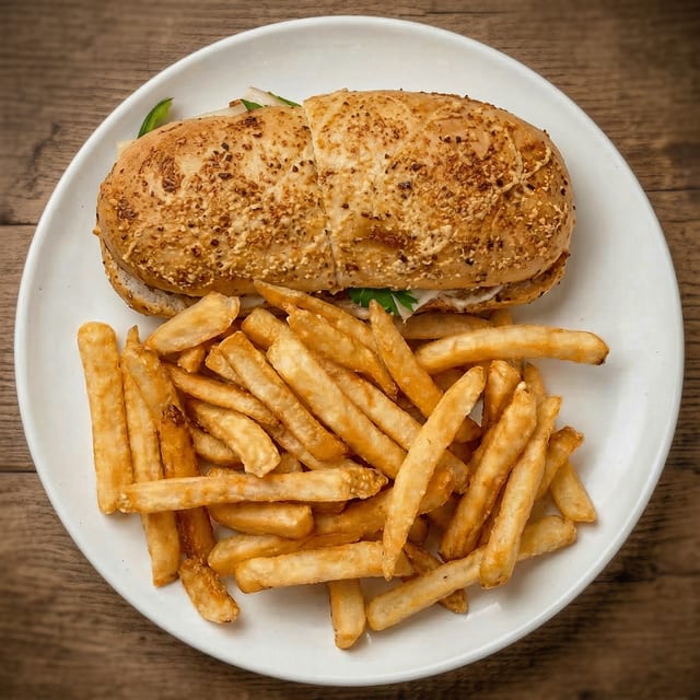 Ham & Turkey Panini.