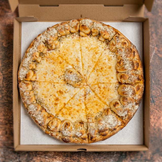 Garlic Knot Pizza.