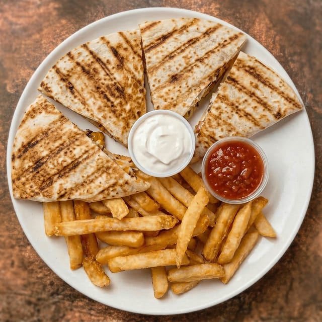 Buffalo Chicken Quesadilla.