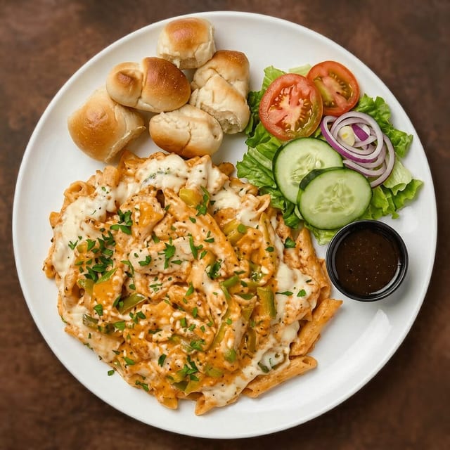 Rigatoni Vodka Sauce with Chicken.