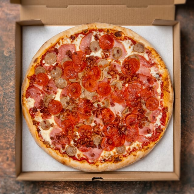 Meat Lovers Pizza.