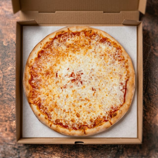 Five Large Cheese Pizzas.