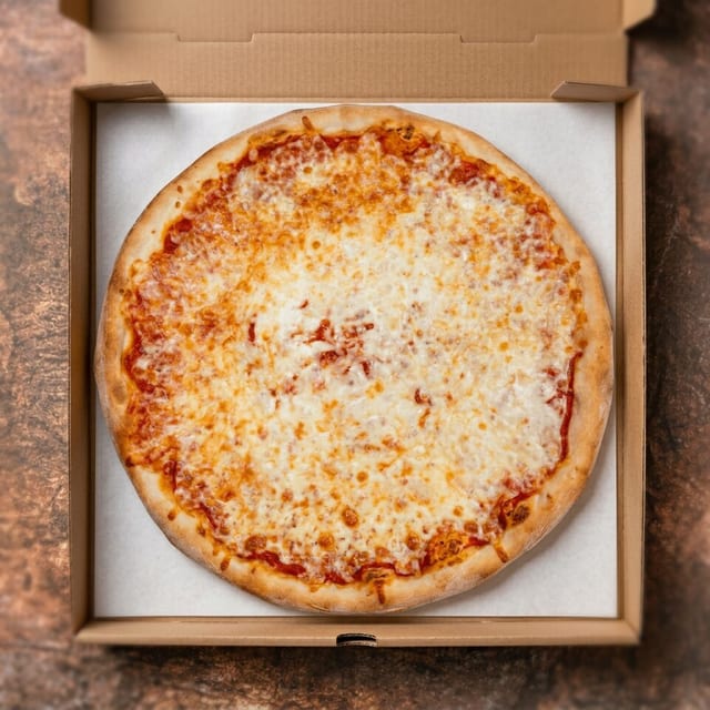 One Large Cheese Pizza, Two M 10” Cheesesteaks, Fries Special.
