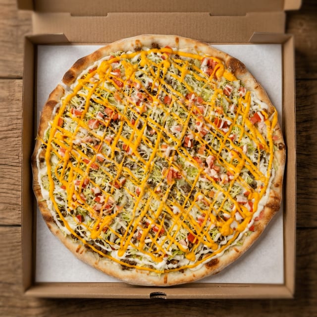 Spicy Taco Pizza.