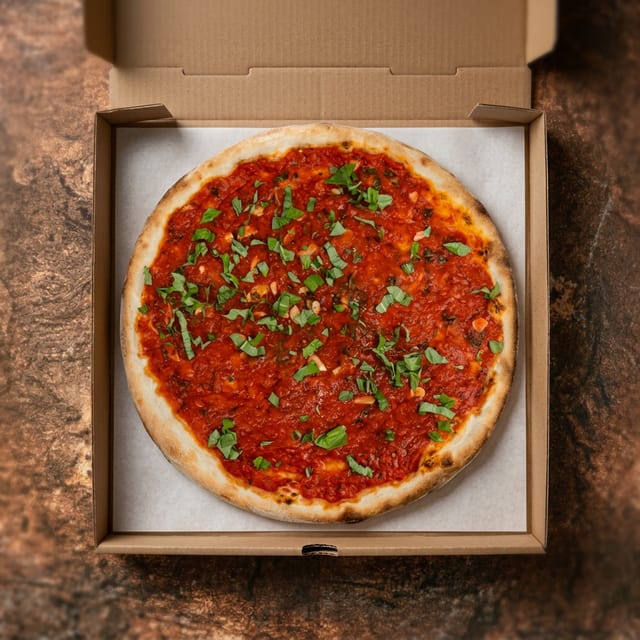 Classic Tomato Pizza.