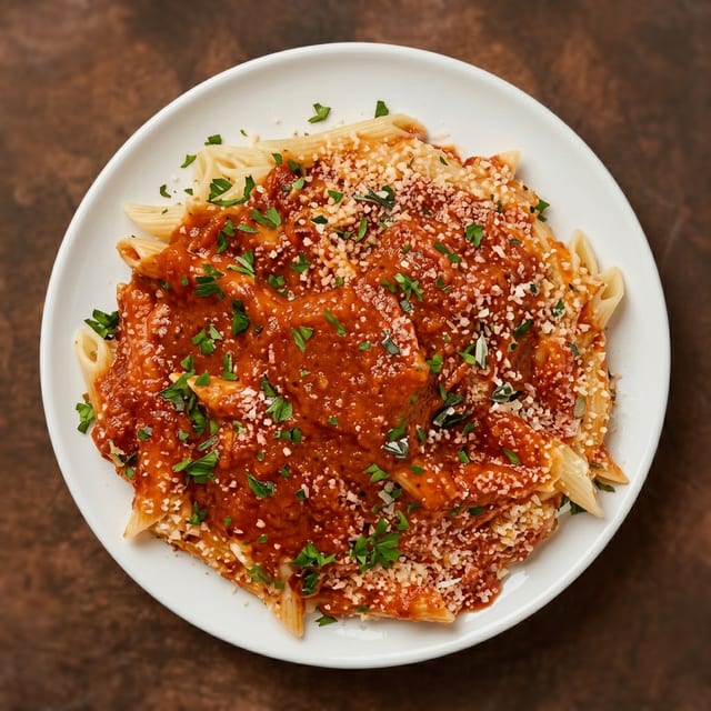 Pasta with Sauce.