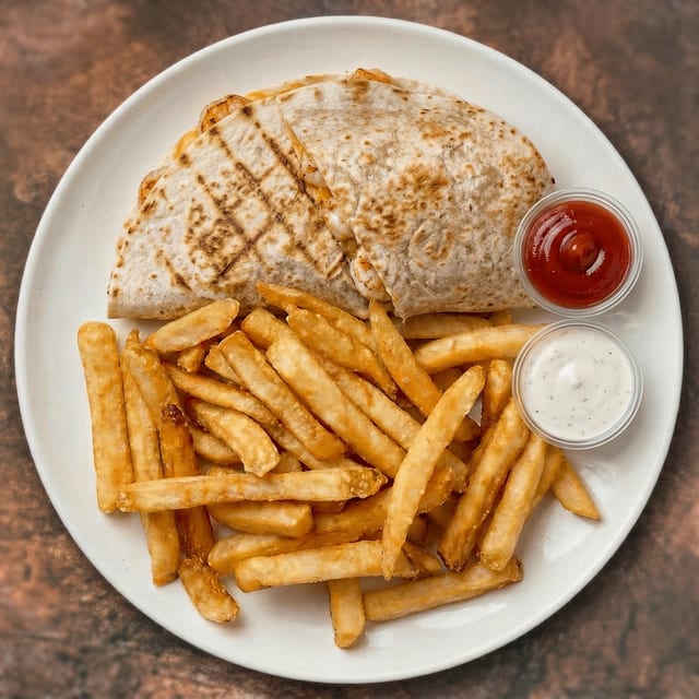Shrimp Quesadilla.