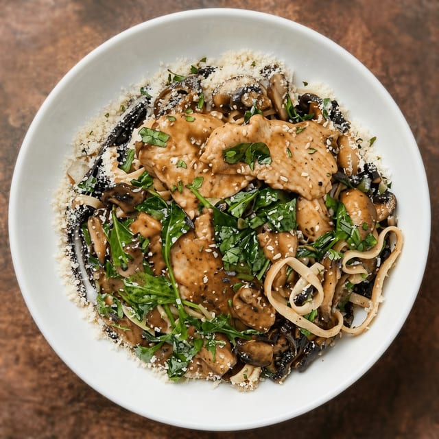 Chicken Marsala Dinner.