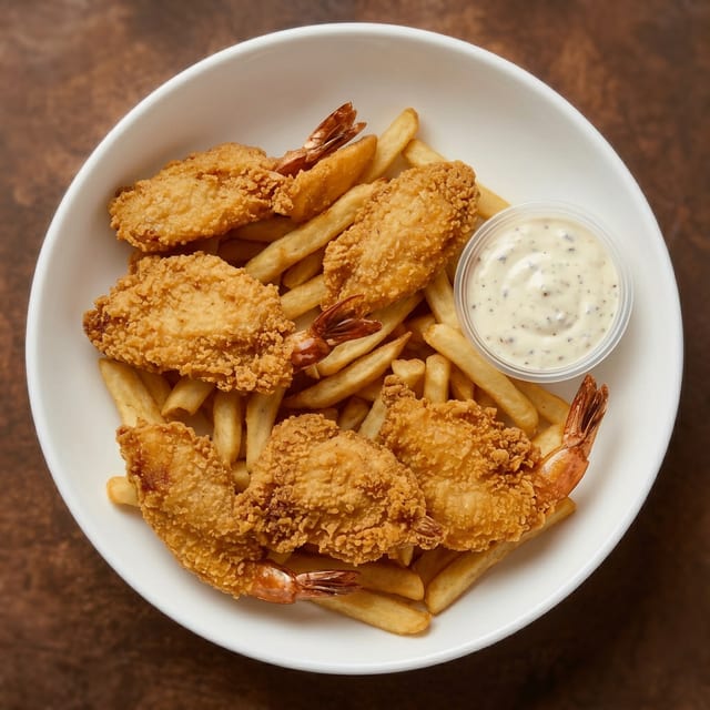Shrimp Basket Platter.