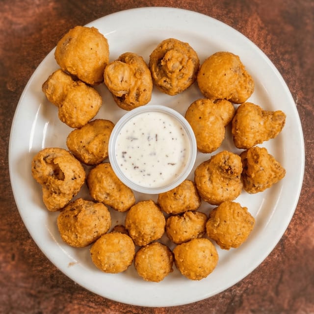 Breaded Mushrooms.