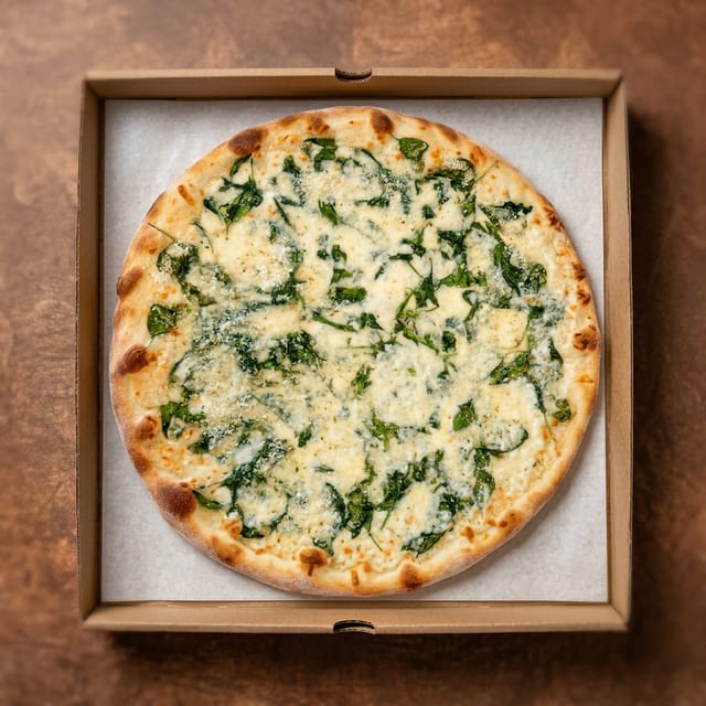 Spinach Pizza.