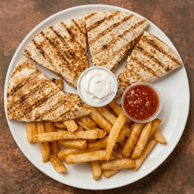 Cheese Quesadilla.
