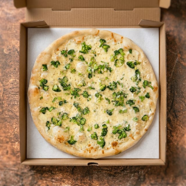 Broccoli Pizza.