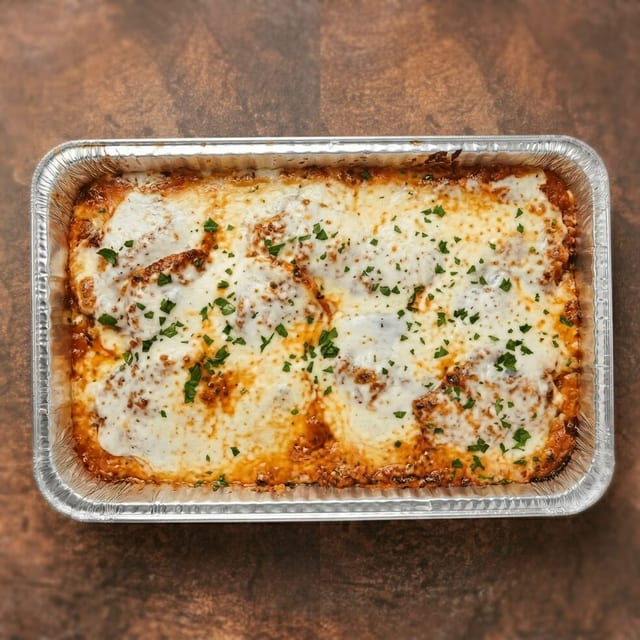 Eggplant Parmigiana Catering.