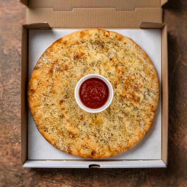 Stuffed Vegetarian Pizza.