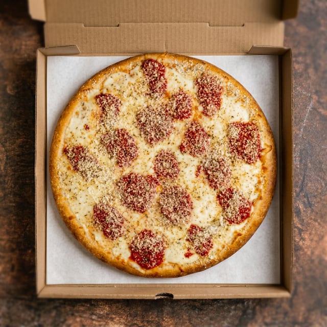 Chicago Style Plain Pizza.