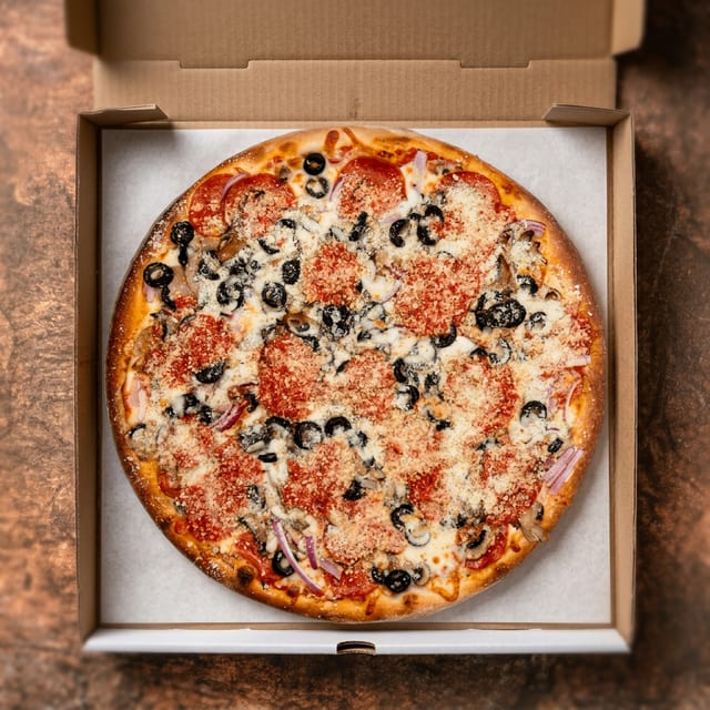 Chicago Style Works Pizza.